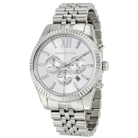 michael kors watch silver men's|Michael Kors access watch silver.